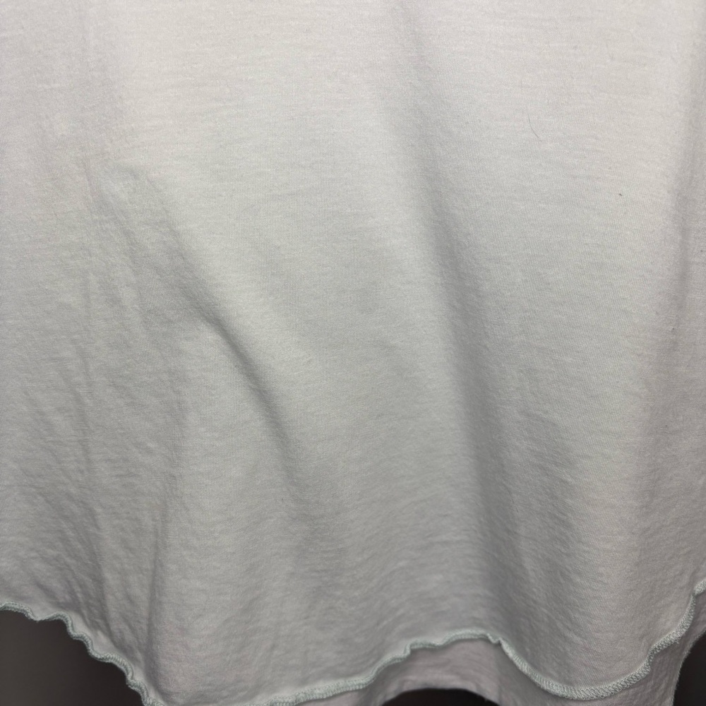 2/15$ 🍒 Aritzia Wilfred Light Blue Mint Relaxes Fit Short Sleeve T-Shirt Small - Picture 4 of 6